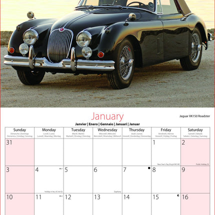 Tallon Classic Cars & Retro Cars Kalender 2027