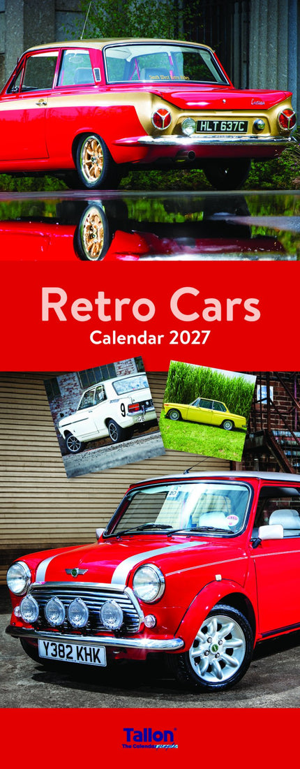 Tallon Classic & Retro Cars Kalender 2027 Slimline