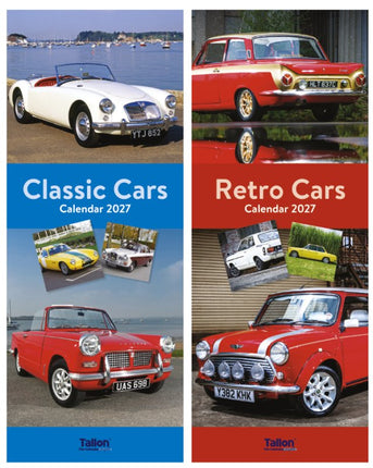 Tallon Classic & Retro Cars Kalender 2027 Slimline
