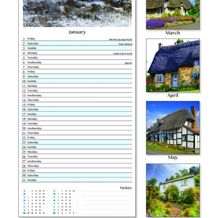 Tallon Cottages & Gardens Kalender 2027 Slimline