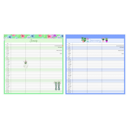Tallon Country Garden and Kitchen Family Organiser 2027