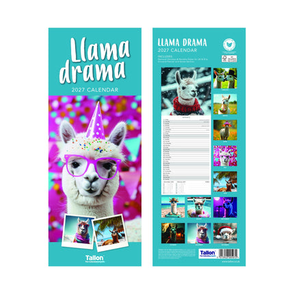 Tallon Crazy Animals Kalender 2027 Slimline