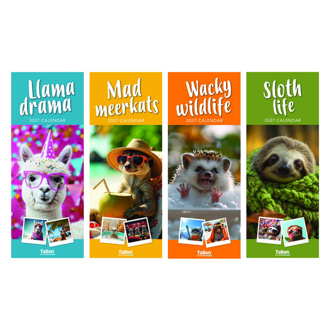 Tallon Crazy Animals Kalender 2027 Slimline