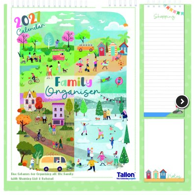 Tallon Flowers and Town Scene Family Organiser 2027