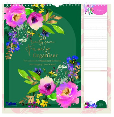 Tallon Flowers and Town Scene Family Organiser 2027