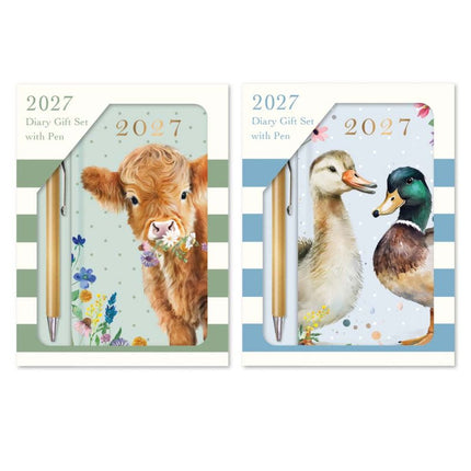 Tallon Giftset Slim Agenda 2027 Animals Met Pen