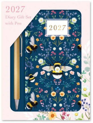 Tallon Giftset Slim Agenda 2027 Bees Met Pen