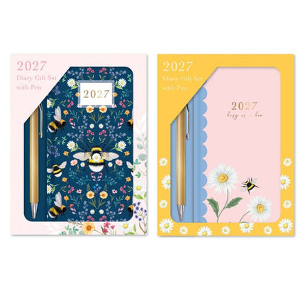 Tallon Giftset Slim Agenda 2027 Bees Met Pen