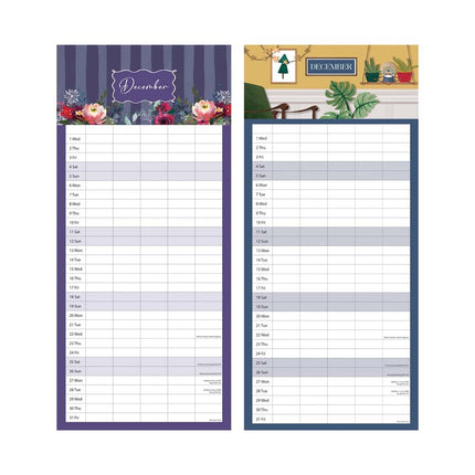 Tallon Home and Botanical Family Planner 2027 Slimline