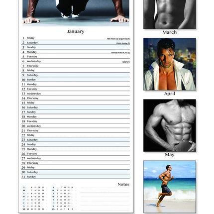 Tallon Hunks Kalender 2027 Slimline
