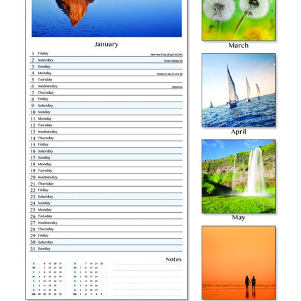 Tallon Hymns & Psalms Kalender 2027 Slimline