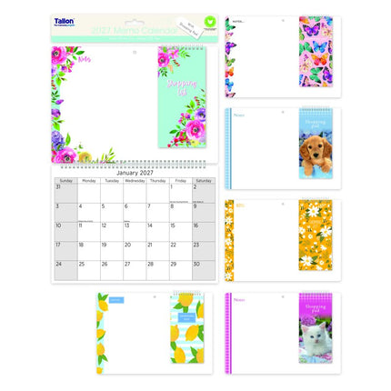 Tallon Memo Kalender met Shopping Pad & Pen