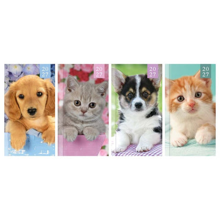 Tallon Pocket Agenda 2027 Foto Kitten & Puppy