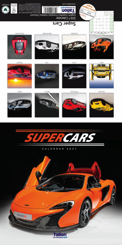 Tallon Super Bikes & Fast Cars Kalender 2027