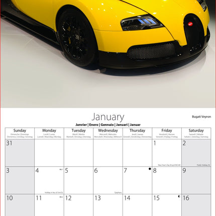 Tallon Super Bikes & Fast Cars Kalender 2027