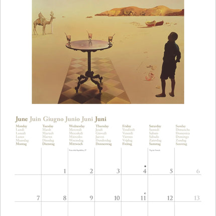 teNeues Publishing Dali Kalender 2027