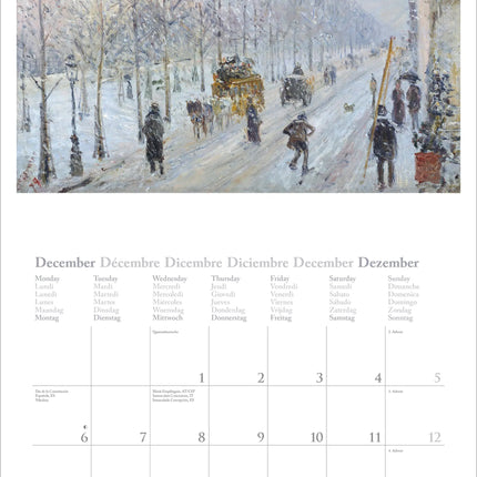 teNeues Publishing Impressionism Kalender 2027