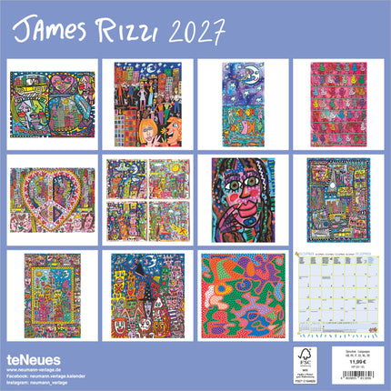 teNeues Publishing James Rizzi Kalender 2027
