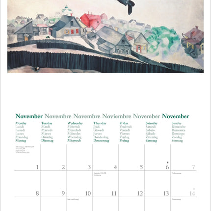teNeues Publishing Marc Chagall Kalender 2027