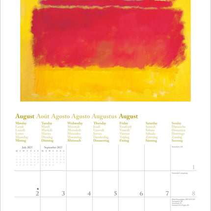 teNeues Publishing Mark Rothko Kalender 2027