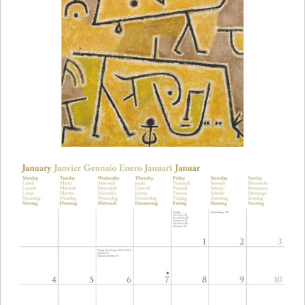 teNeues Publishing Paul Klee Kalender 2027