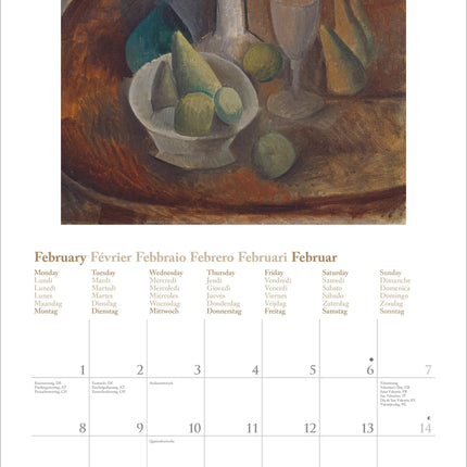 teNeues Publishing Picasso Kalender 2027