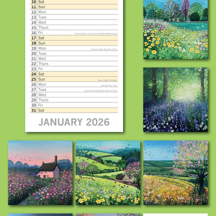 The Gifted Stationary A Country Stroll Slimline Kalender 2026