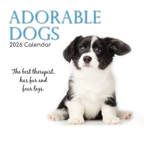 The Gifted Stationary Adorable Dogs Kalender 2026