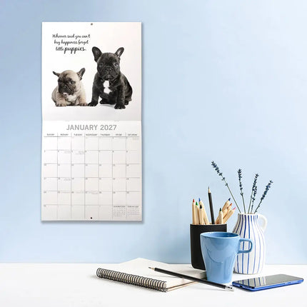 The Gifted Stationary Adorable Dogs Kalender 2027