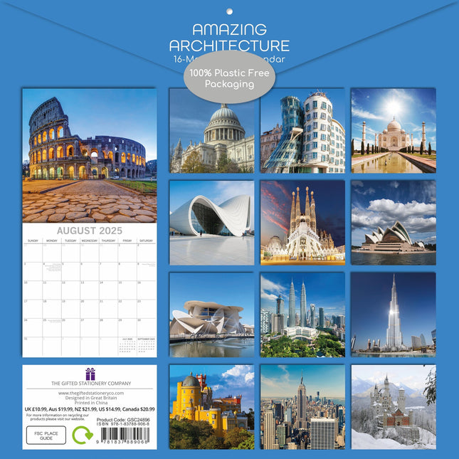 The Gifted Stationary Amazing Architecture Kalender 2025