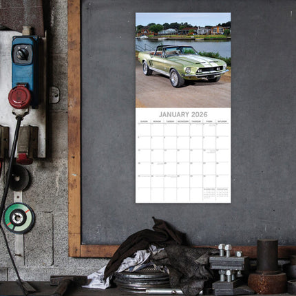 The Gifted Stationary American Muscle Cars Kalender 2027