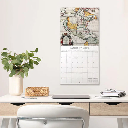 The Gifted Stationary Antieke Kaarten Kalender 2027
