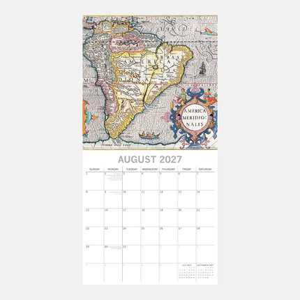 The Gifted Stationary Antieke Kaarten Kalender 2027