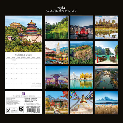The Gifted Stationary Azië Kalender 2027