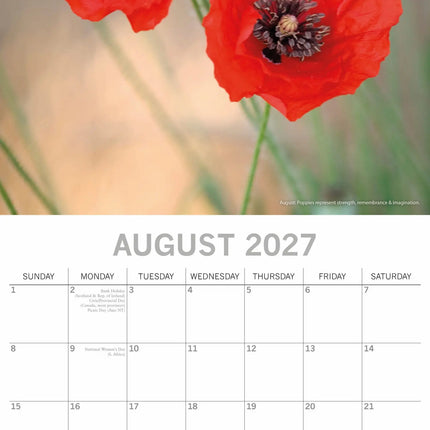 The Gifted Stationary Bloem van de Maand Kalender 2027