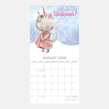 The Gifted Stationary Born to be a Unicorn Kalender 2026
