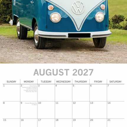 The Gifted Stationary Camper Vans Kalender 2027