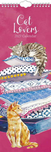 The Gifted Stationary Cat Lovers Slimline Kalender 2027