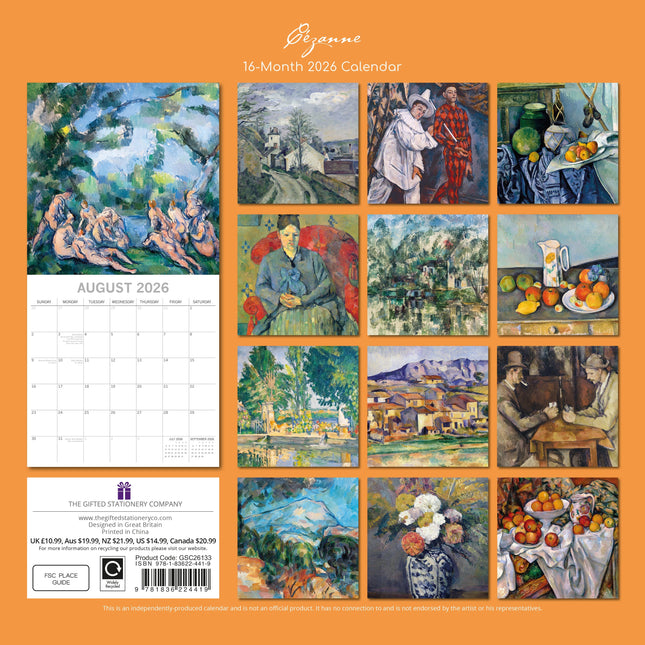 The Gifted Stationary Cezanne Kalender 2026