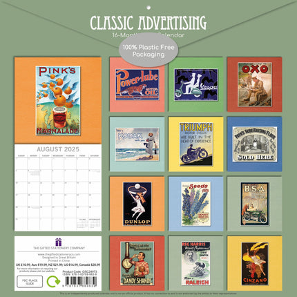 The Gifted Stationary Classic Advertising Kalender 2025