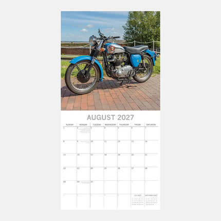 The Gifted Stationary Classic Bikes Kalender 2027