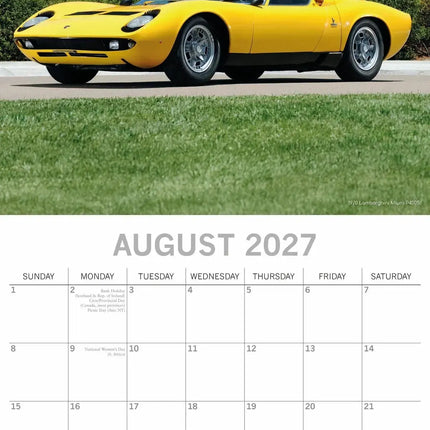 The Gifted Stationary Classic Cars Kalender 2027