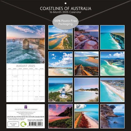 The Gifted Stationary Coastlines of Australia Kalender 2025