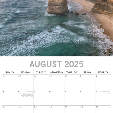 The Gifted Stationary Coastlines of Australia Kalender 2025