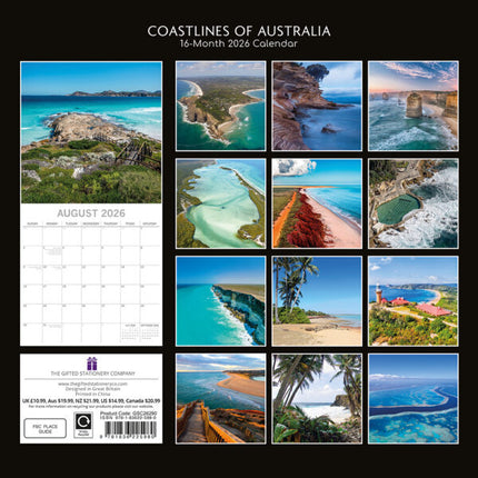 The Gifted Stationary Coastlines of Australia Kalender 2027