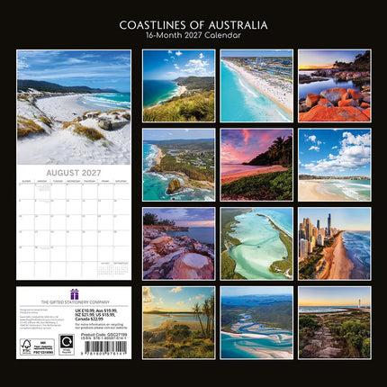 The Gifted Stationary Coastlines of Australia Kalender 2027