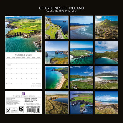 The Gifted Stationary Coastlines of Ierland Kalender 2027