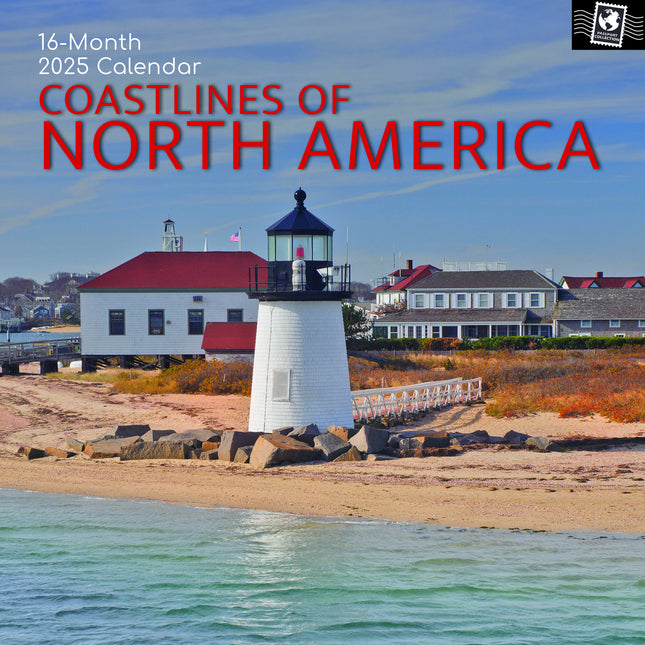 The Gifted Stationary Coastlines of North America Kalender 2025