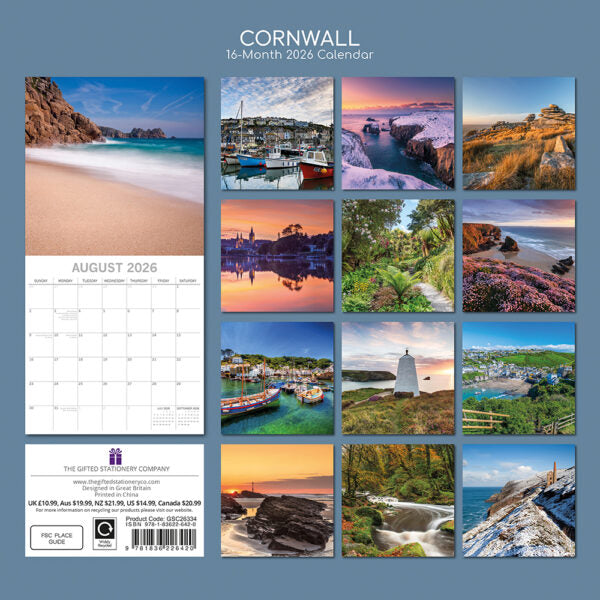 The Gifted Stationary Cornwall Kalender 2026