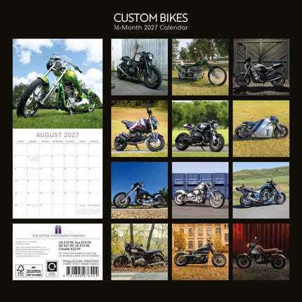The Gifted Stationary Custom Bikes Kalender 2027